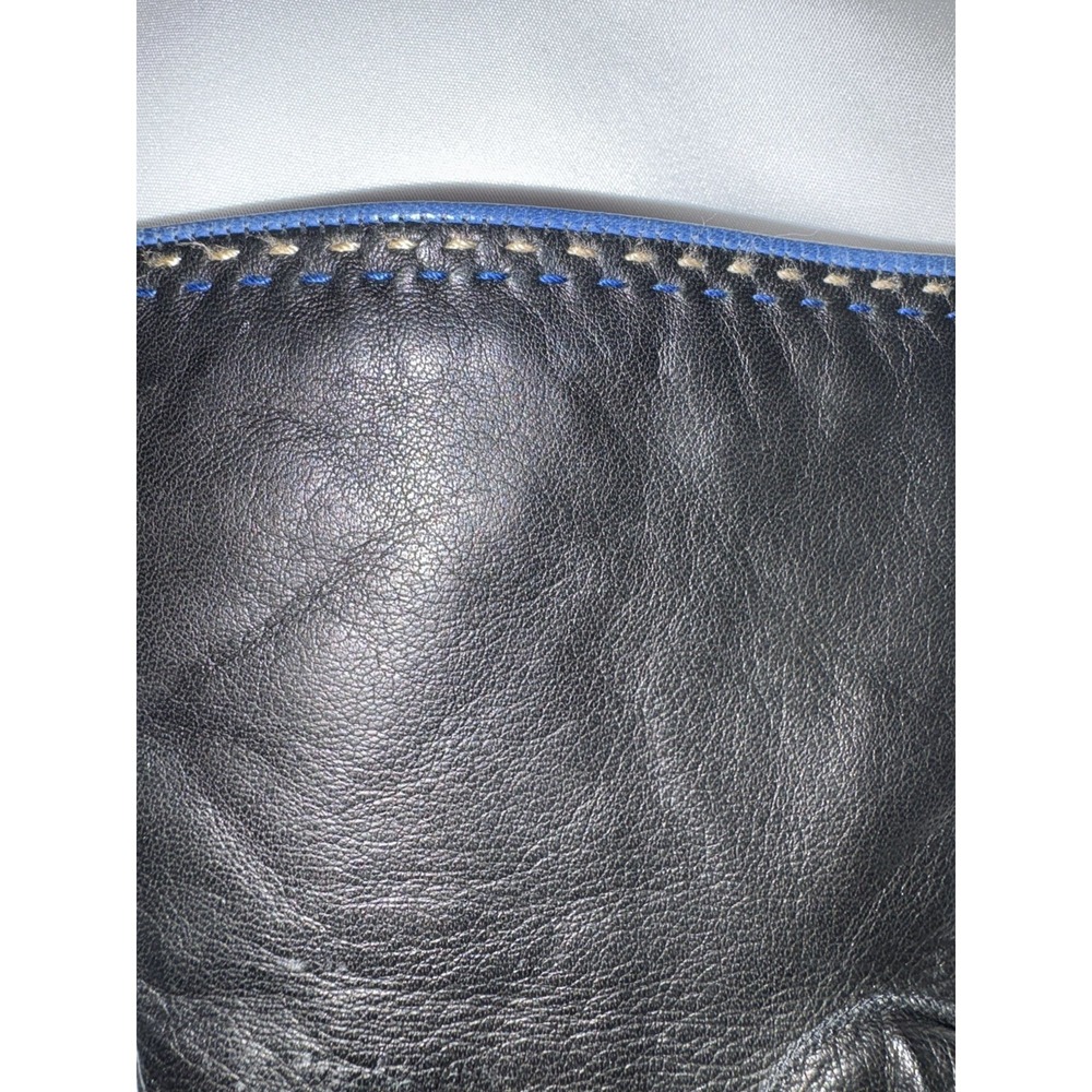 VintageWomen's Coach Black 100% Leather Gloves ,Size 8 -Lined 100% Cashmere - Picture 13 of 15
